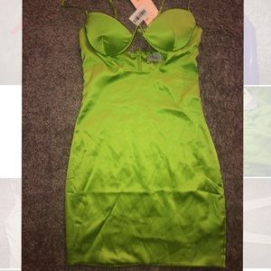 NEW NEVER WORN SATIN OH POLLY DRESS